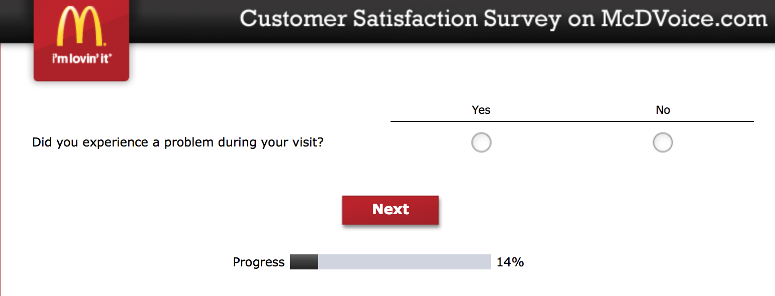 Mcdvoice.com Customer Survey 6