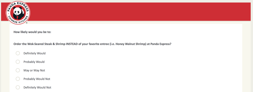 PandaExpress.com:feedback Survey 25