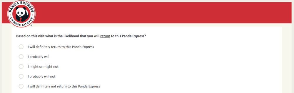 PandaExpress.com:feedback Survey 7