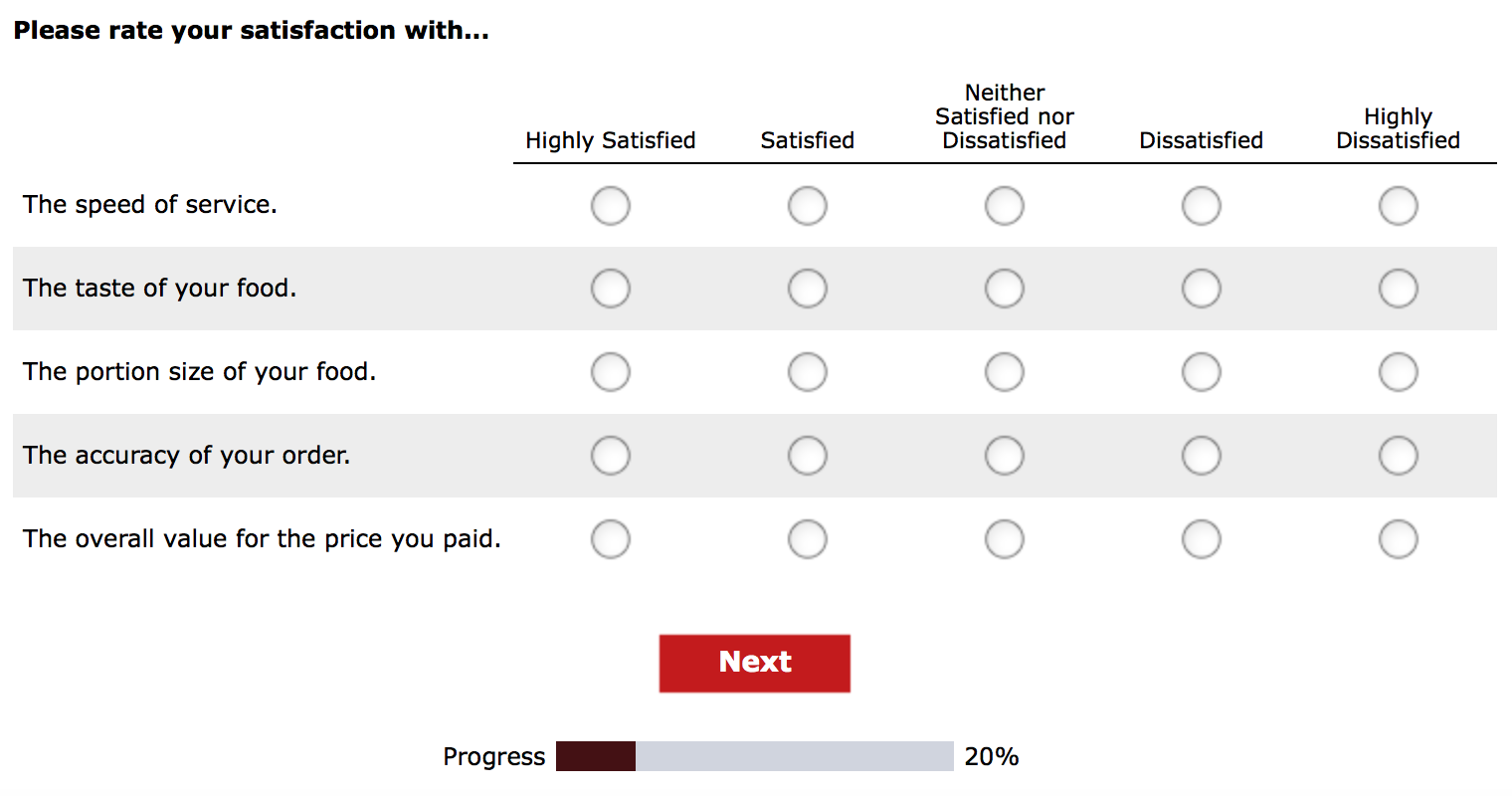 TalktoWendys Survey 4