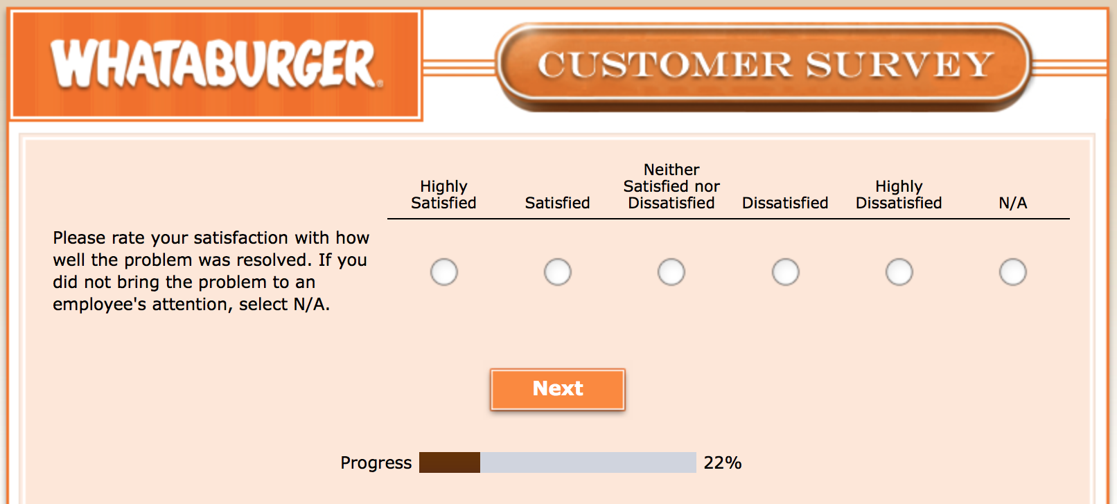 Whataburger Survey 11