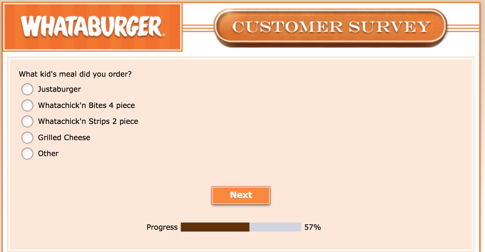 Whataburger Survey 20