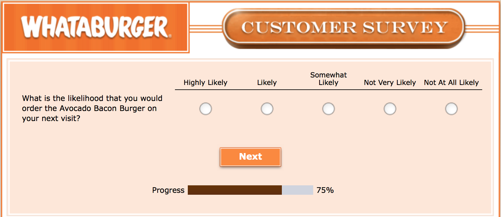 Whataburger Survey 24