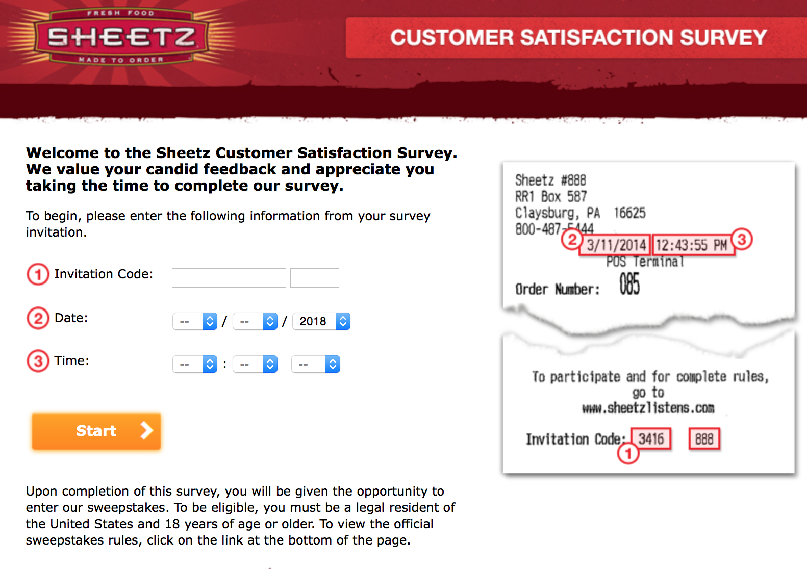 Sheetz Survey