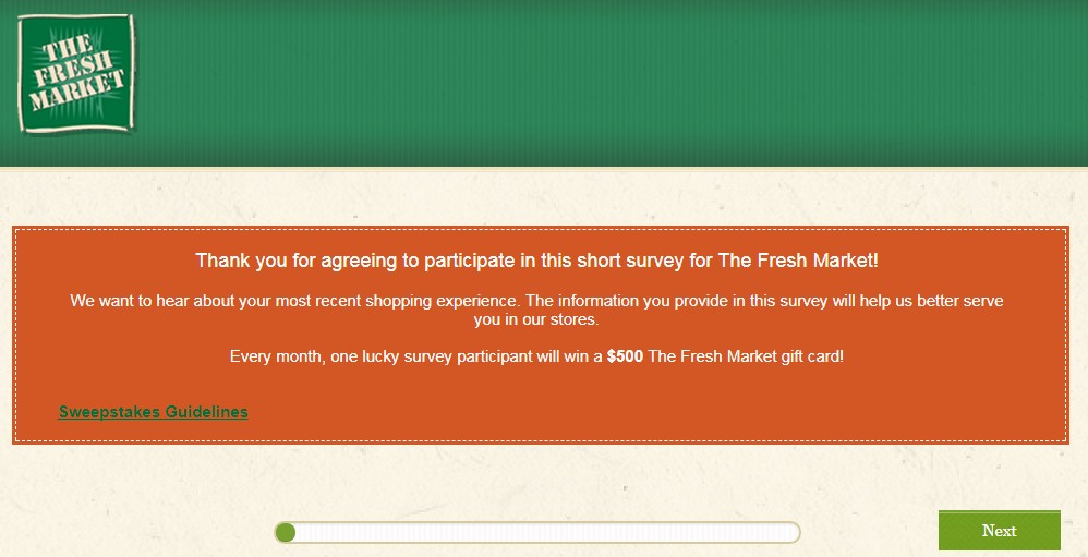 Fresh Market Survey