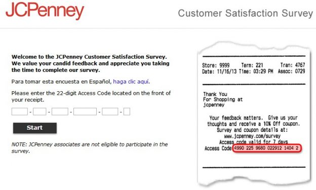 JCPenney Customer Satisfaction Survey