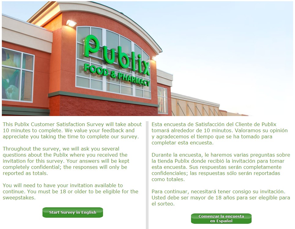 Publix Survey 