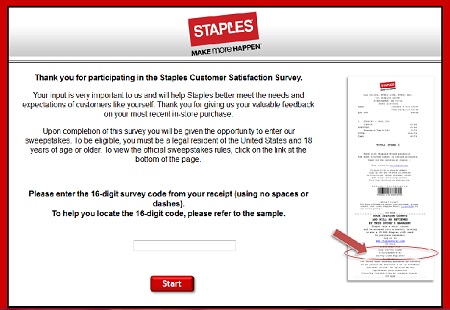 staples survey