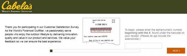 www.cabelas.com/retailsurvey