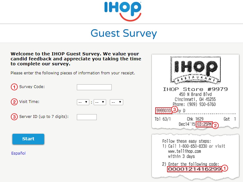 Ihop Survey