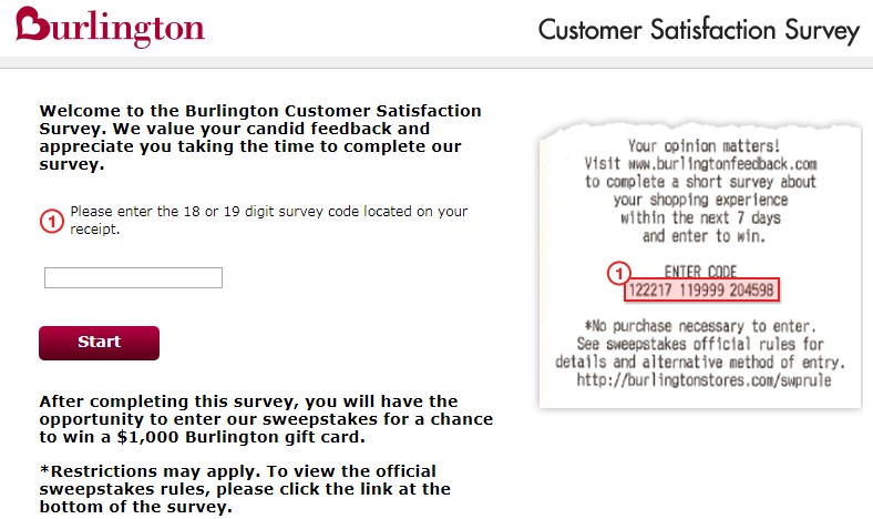 Burlington Customer Satisfaction Survey