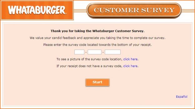 WhataburgerSurvey Guide