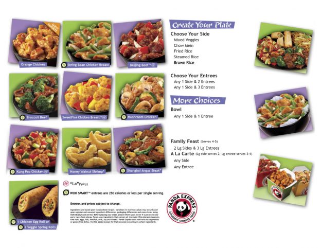 Panda-Express-Menu