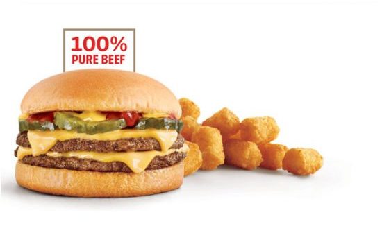 Sonic Cheese Burger 