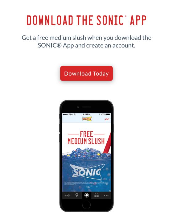 Sonic Drive in App