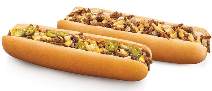 Sonic Drive-in Footlong Quarter Pound Coney