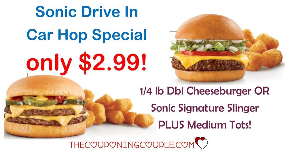 Sonic Drive in Specials