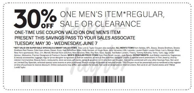 Lord and Taylor Coupon