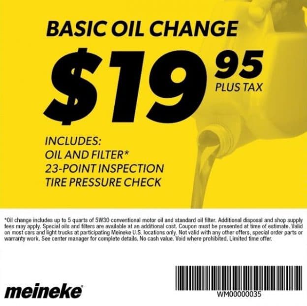 Meineke Coupons & Promo Codes 2019 Feedback Survey Review