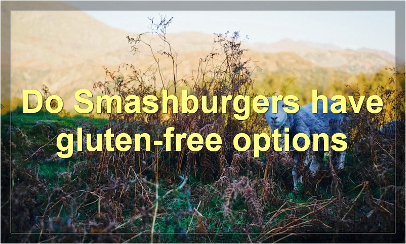 Do Smashburgers have gluten-free options