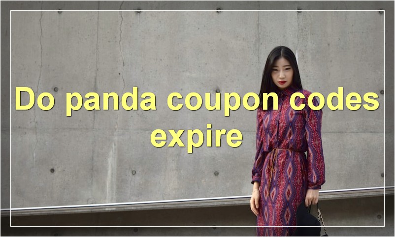 Do panda coupon codes expire