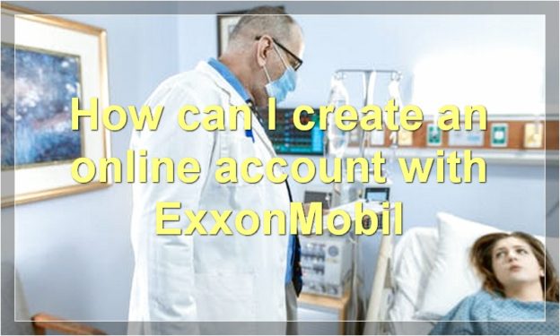 How can I create an online account with ExxonMobil