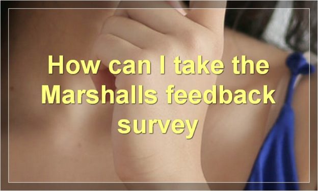How can I take the Marshalls feedback survey