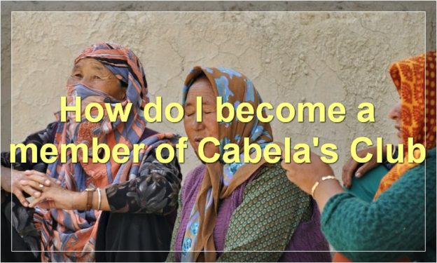 How do I become a member of Cabela's Club