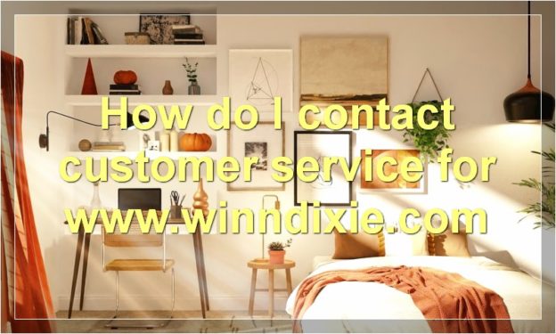 How do I contact customer service for www.winndixie.com