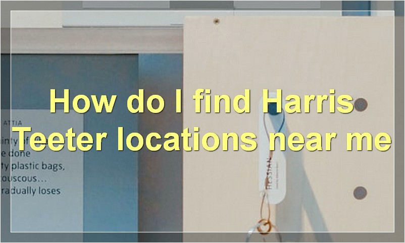 How do I find Harris Teeter locations near me