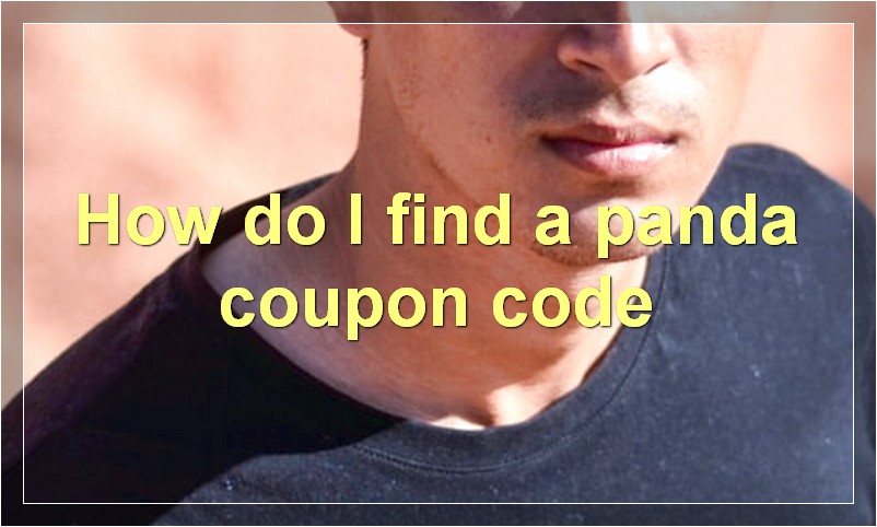 How do I find a panda coupon code