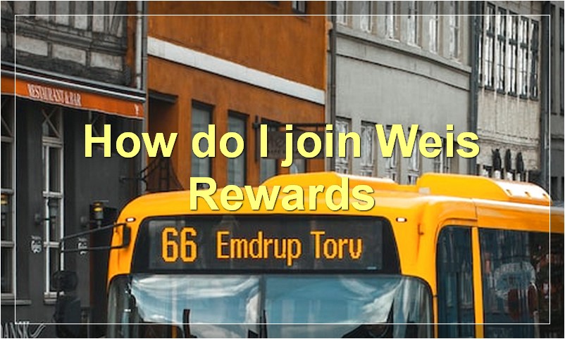 How do I join Weis Rewards