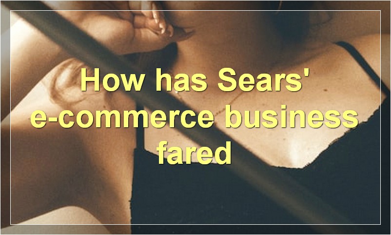 How has Sears' e-commerce business fared