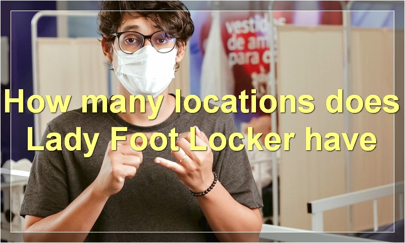 How many locations does Lady Foot Locker have