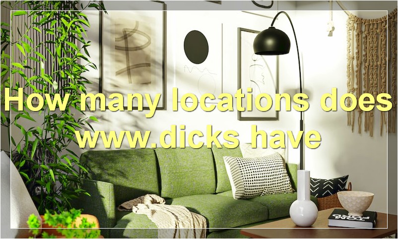 How many locations does www.dicks have