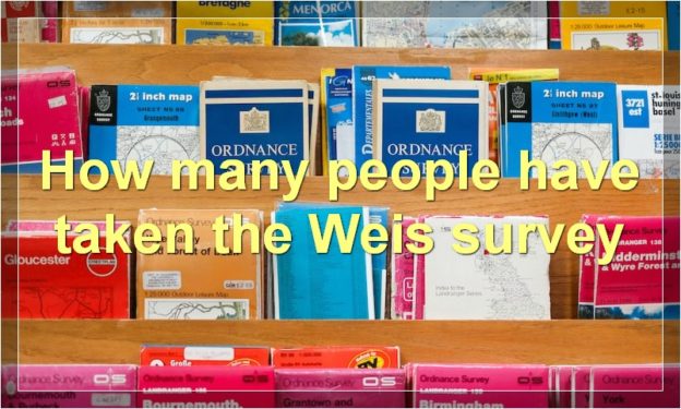 How many people have taken the Weis survey