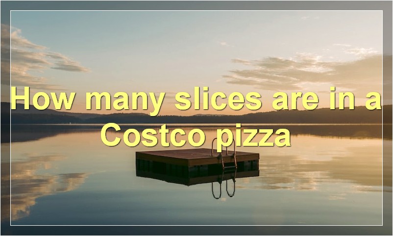 How many slices are in a Costco pizza