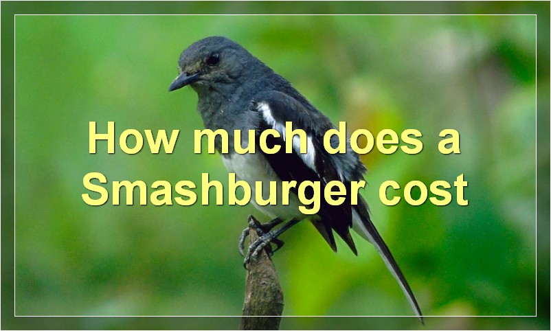 How much does a Smashburger cost