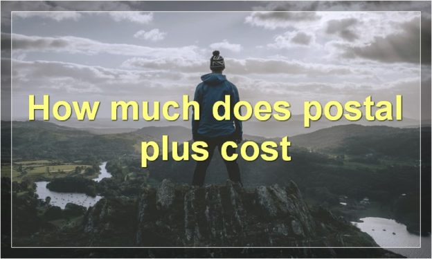 How much does postal plus cost