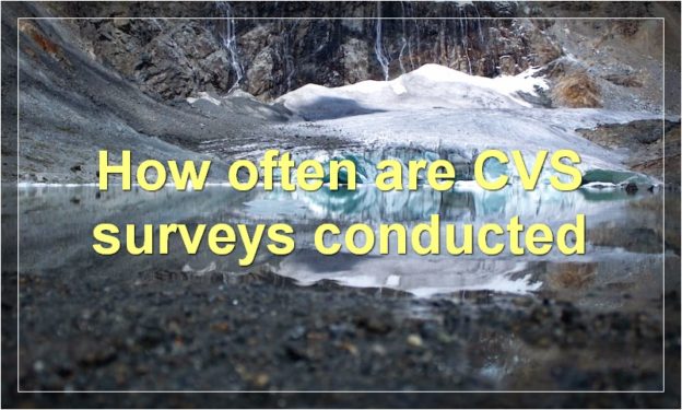 How often are CVS surveys conducted