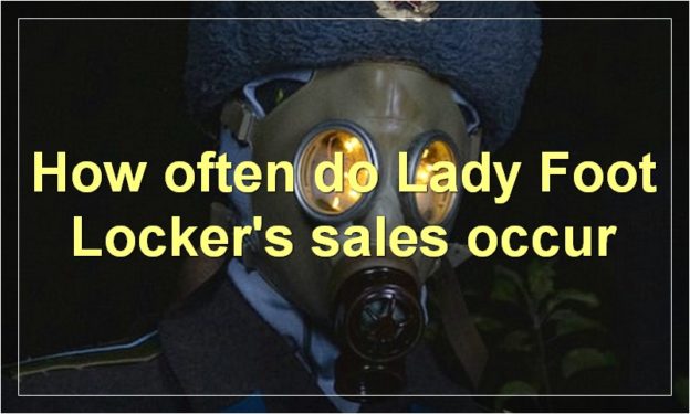 How often do Lady Foot Locker's sales occur