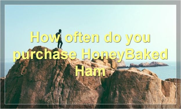 How often do you purchase HoneyBaked Ham