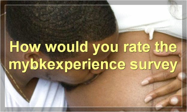 How would you rate the mybkexperience survey