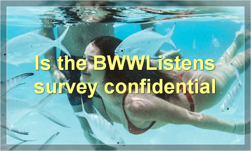 Is the BWWListens survey confidential