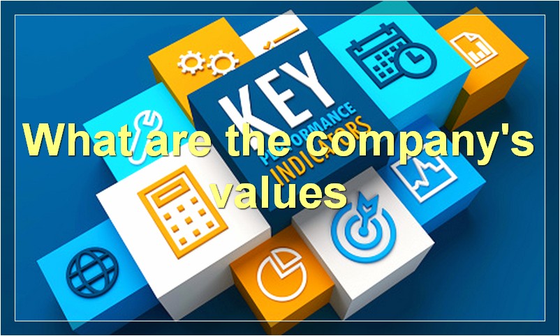 What are the company's values