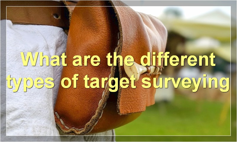 What are the different types of target surveying