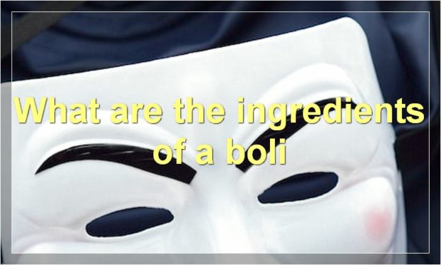 What are the ingredients of a boli