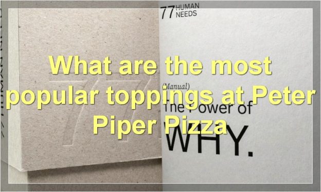 What are the most popular toppings at Peter Piper Pizza