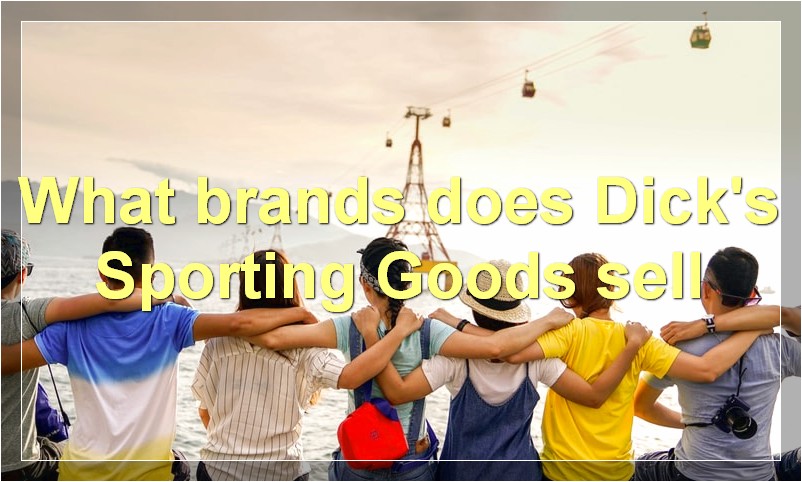 What brands does Dick's Sporting Goods sell