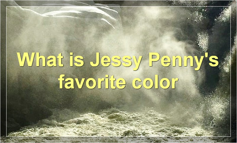 What is Jessy Penny's favorite color